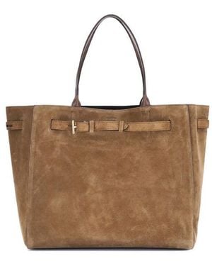 Tom Ford Suede Tote Bag - Brown
