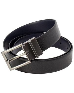 Antony Morato Black Leather Regular Belt
