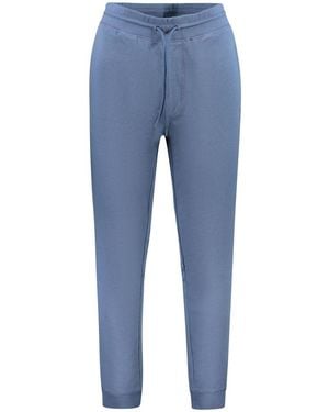 BOSS Blu Cotton Men's Track Pant - Blue