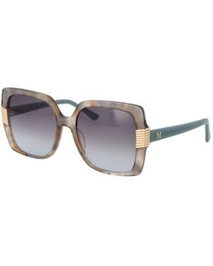 MARCIANO BY GUESS Brown Plastic Sunglasses - Grey