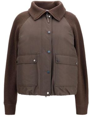 Brunello Cucinelli Brown Polyester Full