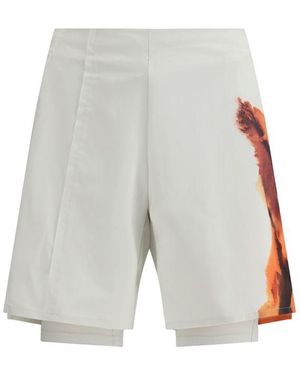 Y-3 Tennis Shorts And Leggings Set - Gray