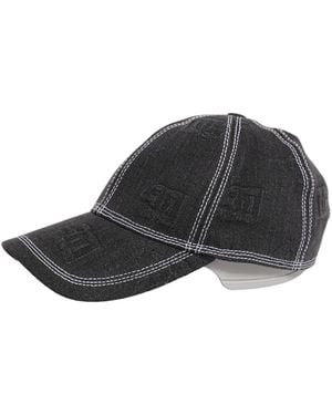 Dolce & Gabbana Men Black Cotton 6 Panel Baseball Capello Hat - Gray