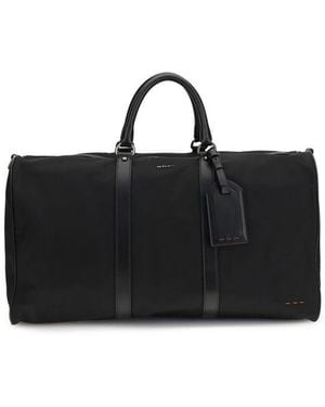 Kiton Black Nylon Luggage And Travel
