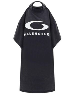 Balenciaga Icon Print T - Blue