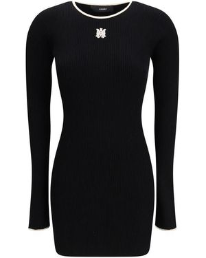 Amiri Black Viscose Casual Dress