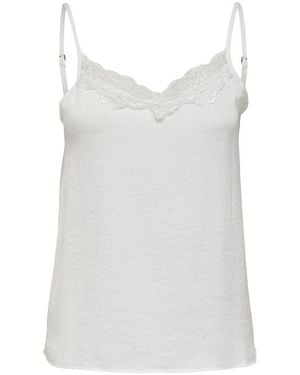 Jacqueline De Yong White Polyester Tops & T