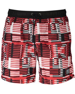 KARL LAGERFELD Polyester Swimming Boxer - Red