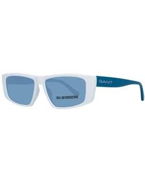 GANT G702 Sunglasses Whitenavy - Blue
