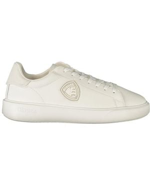 Blauer Bianco Polyurethane Sneaker - White