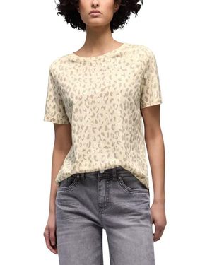 Street One Beige Cotton T - Grey