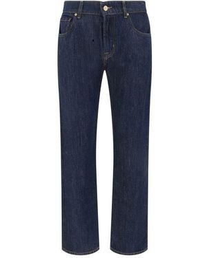 7FOR Straight Jeans - Blue