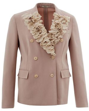 Lardini Polyester Jackets & Coat - Brown