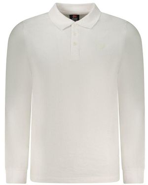 Norway 1963 White Cotton Men Polo Shirt