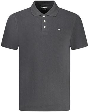 Wrangler Cotton Polo Shirt - Grey