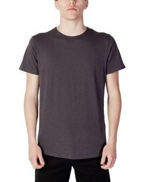 Jack & Jones Grey Organic Cotton T - Purple