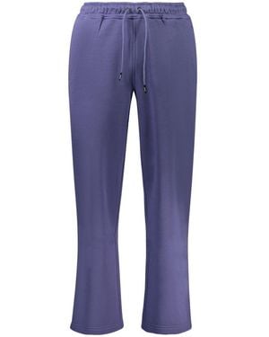 K-Way Blue Cotton Men Pant - S