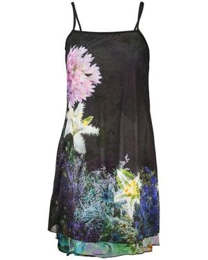 Desigual Black Polyester 's Dress Suitable For Elegant Occasions