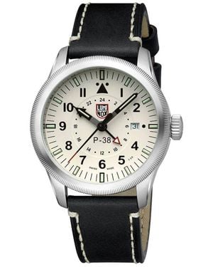 Luminox Black Leather Watch