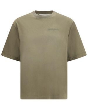 Golden Goose Bicolour Cotton T - Green
