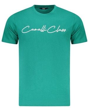 Roberto Cavalli Signature Tee Short Sleeve - Green