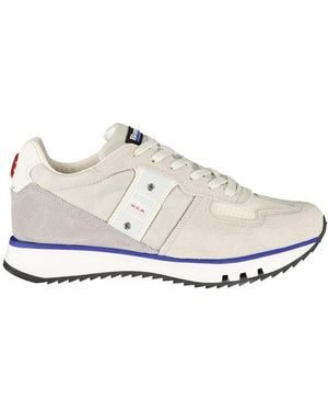 Blauer Leather Trainer - White