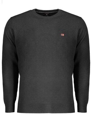 Norway 1963 Black Wool Men Jumper