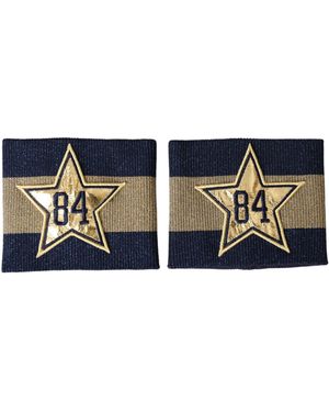 Dolce & Gabbana Logo Star 84 Viscose Wristband - Blue