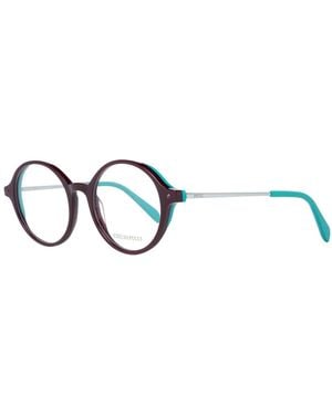 PUCCI Burgundy Plastic Glasses (frames) - Metallic