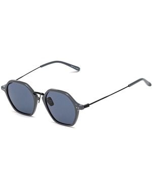 Belstaff Gray Stainless Steel Sunglasses - Blue