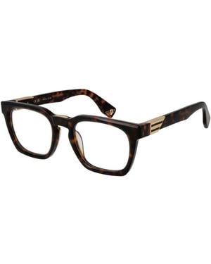 Police Brown Cellulose Acetate Glasses (frames) - Black