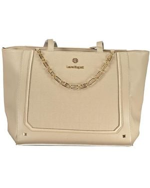 Laura Biagiotti Beige Pvc Handbag - Natural