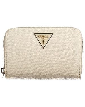 Guess Polyurethane Wallet - Natural