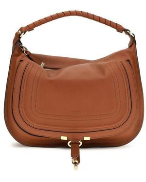 Chloé Brown Calf Leather Bos Taurus Shoulder Bag