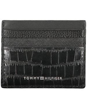 Tommy Hilfiger Black Leather Mens Wallet