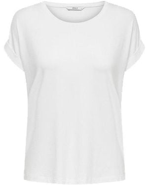 ONLY White Polyester T