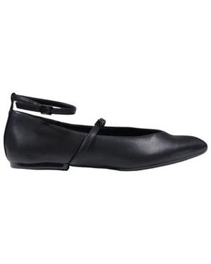ARMANI EXCHANGE Black Polyester Platform Court Shoes