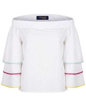 Trussardi White Cotton Shirt