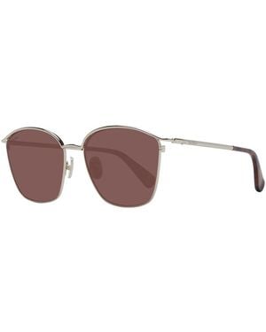 Max Mara Gold Metal Sunglasses - Brown