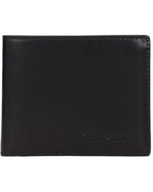Testoni Black Leather Wallet