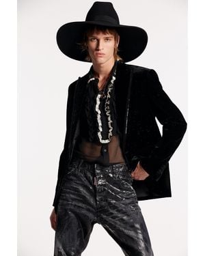 DSquared² Black Fibres Blazer