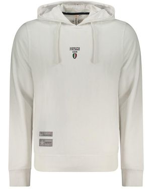 Accademia Militare White Cotton Men's Hoodie - Grey