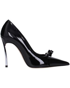 Casadei Black Leather Broch
