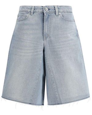 Our Legacy Blue Cotton Bermuda Shorts