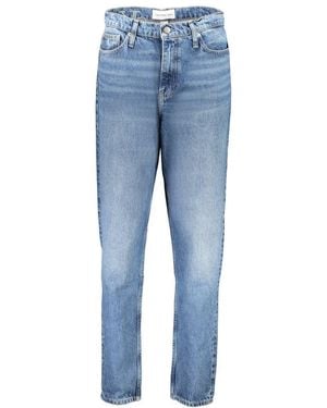 Calvin Klein Blue Cotton Jeans & Pant