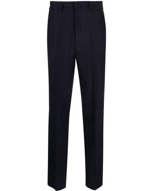 P.A.R.O.S.H. Virgin-Wool Tailored Trousers - Blue