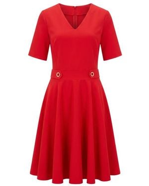 Trussardi Red Poliestere Dress