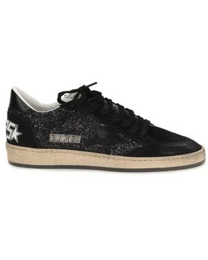 Golden Goose Black Calf Leather Bos Taurus Low Top Trainers