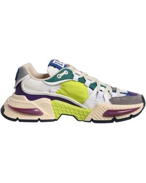 Dolce & Gabbana Multicolour Airmaster Low Top Trainers Shoes - Blue