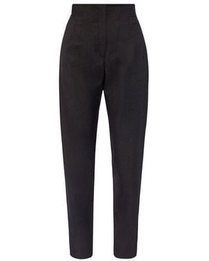 Alaïa Wool Trousers - Black